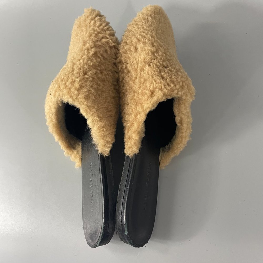 Jenny Kanye  shearling mule in natural - Picture 8 of 16